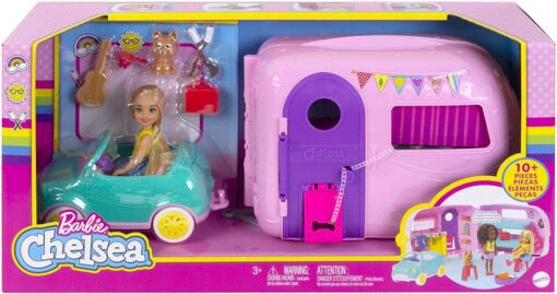 ?Barbie Toys, Camper Playset with Chelsea Doll and Accessories Including Puppy, Car, Camper and More??? - Image 6