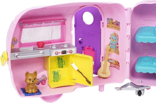 ?Barbie Toys, Camper Playset with Chelsea Doll and Accessories Including Puppy, Car, Camper and More??? - Image 3