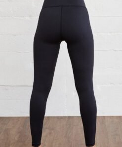 Black Arched Waist Seamless Active Leggings